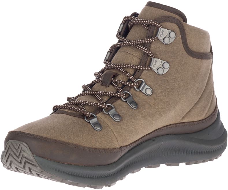 Merrell Ontario X Stormy Kromer Wax Miesten Vaelluskengät Tummanruskea | 40754M-2WD