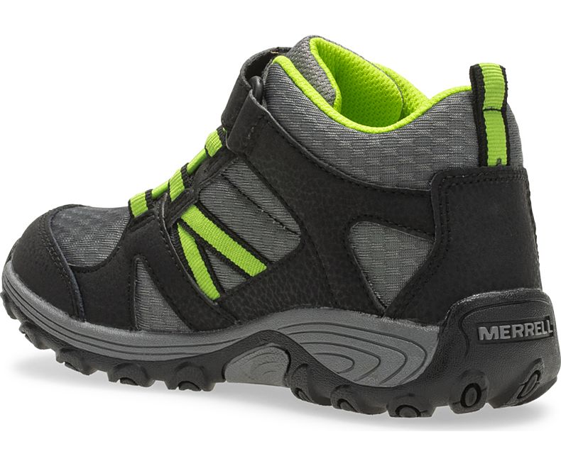 Merrell Outback Mid Boot Lasten Vaellussaappaat Harmaat Vihreä | 41010K-1HG