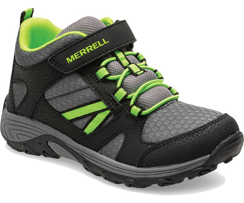 Merrell Outback Mid Boot Lasten Vaellussaappaat Harmaat Vihreä | 41010K-1HG