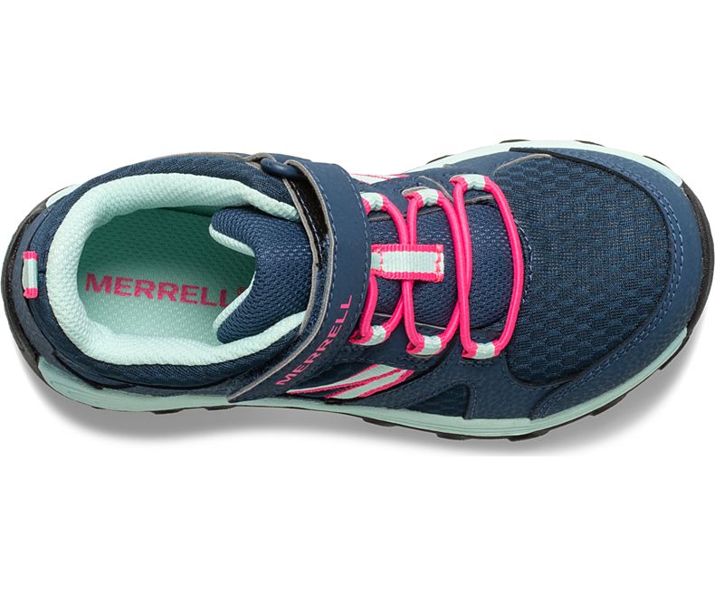 Merrell Outback Mid Boot Lasten Vaellussaappaat Laivastonsininen Turkoosi | 41010K-1HN