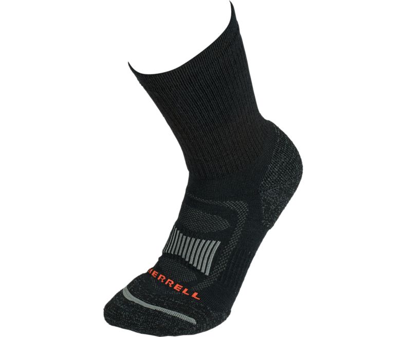 Merrell Pehmustetut Zoned Hiker Crew Sock Naisten Sukat Mustat | 42873W-1SB