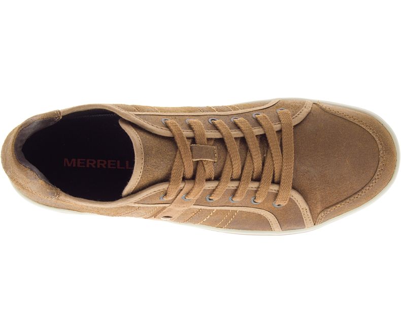 Merrell Primer Nahkaiset Miesten Tennarit Ruskea | 39484M-2CN