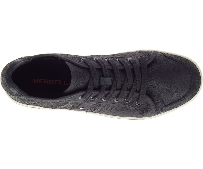 Merrell Primer Nahkaiset Miesten Vapaa-ajan Kengät Mustat | 39484M-2CB