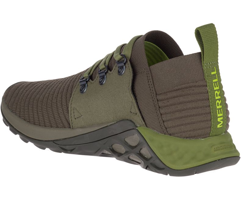 Merrell Range AC+ Miesten Vapaa-ajan Kengät Oliivinvihreä | 36257M-2CO