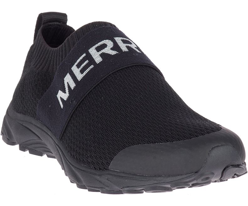 Merrell Riveter Laceless Naisten Vapaa-ajan Kengät Mustat | 736405W-1CB