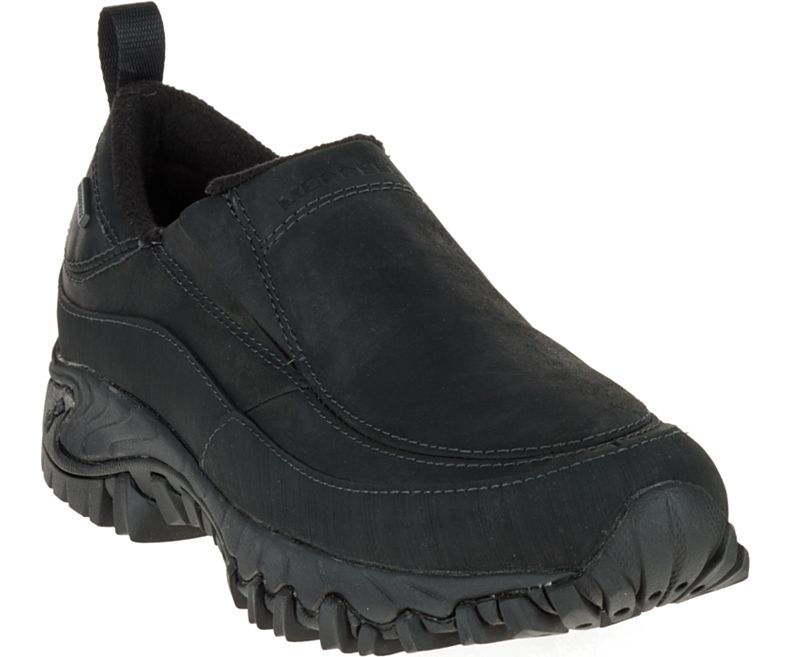 Merrell Shiver Moc 2 Vedenpitävät Miesten Vaelluskengät Mustat | 16393M-2HB