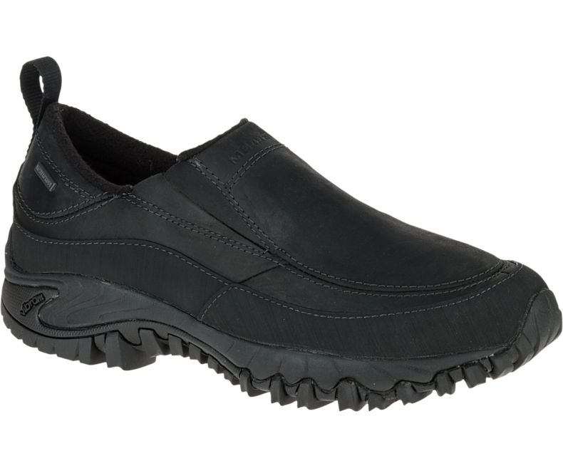 Merrell Shiver Moc 2 Vedenpitävät Miesten Slip On Kengät Mustat | 16393M-2SB