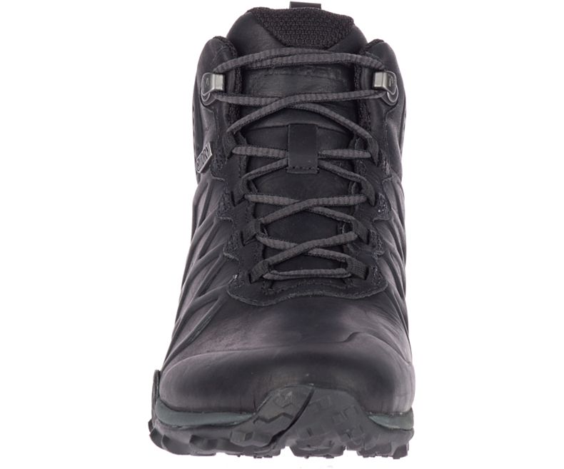 Merrell Siren 3 Peak Mid Vedenpitävät Naisten Vaelluskengät Mustat | 40767W-1HB