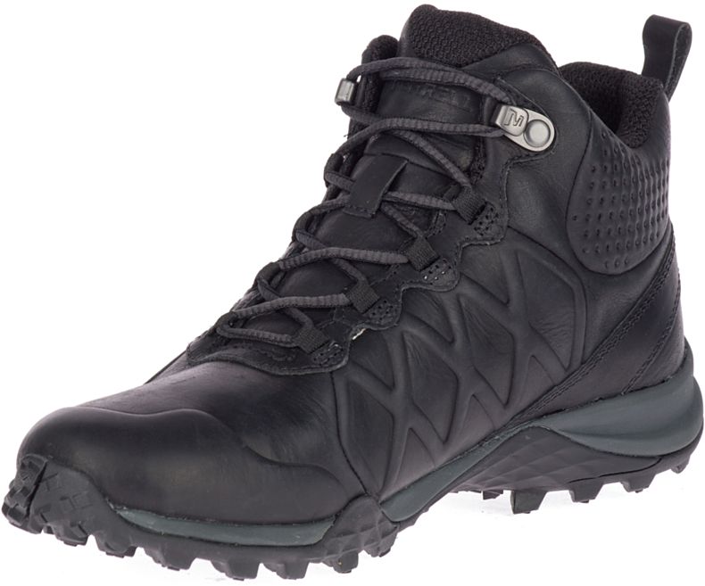 Merrell Siren 3 Peak Mid Vedenpitävät Naisten Vaelluskengät Mustat | 40767W-1HB