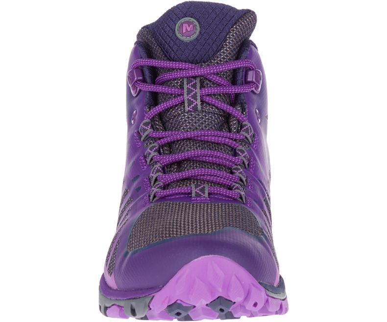 Merrell Siren Edge Q2 Mid Vedenpitävät Naisten Vaelluskengät Violetit | 34609W-1WP