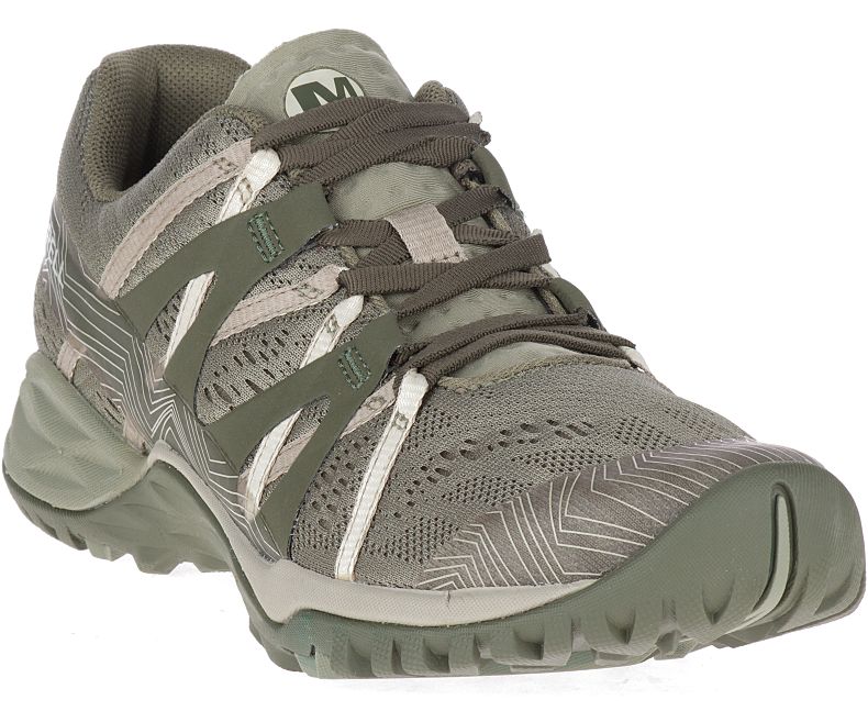 Merrell Siren Hex Q2 E -Mesh Naisten Vaelluskengät Oliivinvihreä | 30865W-1HO