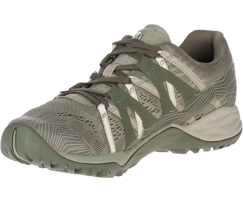 Merrell Siren Hex Q2 E -Mesh Naisten Vaelluskengät Oliivinvihreä | 30865W-1HO