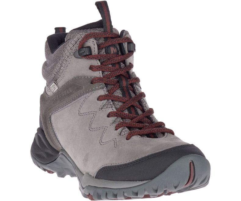 Merrell Siren Traveller Q2 Mid Vedenpitävät Naisten Vaelluskengät Tummanharmaat | 32440W-1HD