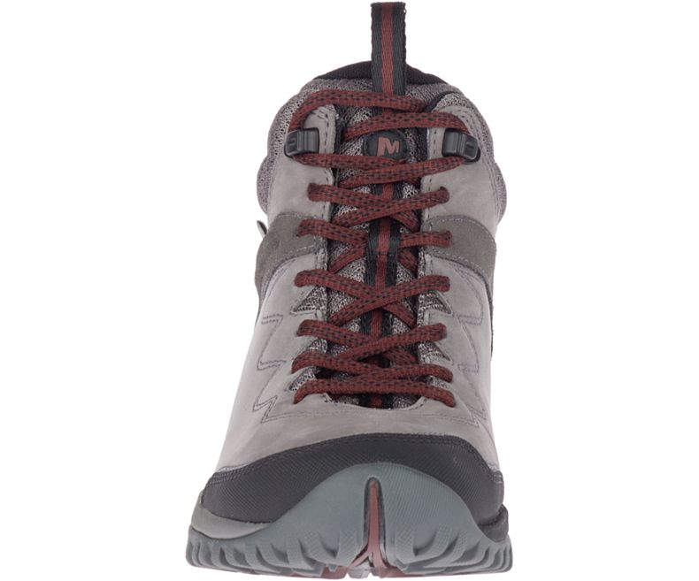 Merrell Siren Traveller Q2 Mid Vedenpitävät Naisten Vaelluskengät Tummanharmaat | 32440W-1HD