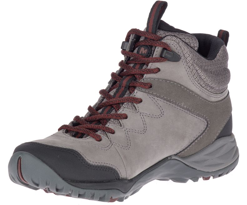 Merrell Siren Traveller Q2 Mid Vedenpitävät Naisten Vaelluskengät Tummanharmaat | 32440W-1HD