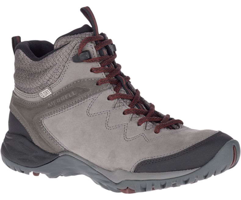 Merrell Siren Traveller Q2 Mid Vedenpitävät Naisten Vaelluskengät Tummanharmaat | 32440W-1HD