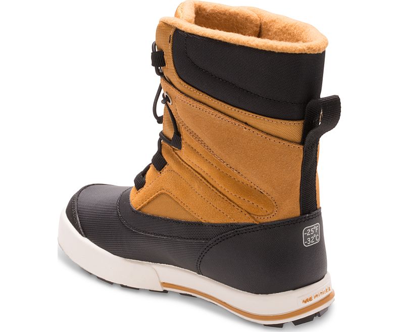 Merrell Snow Bank 2.0 Boot Lasten Lumi Saappaat Keltainen Mustat | 26992B-2SY