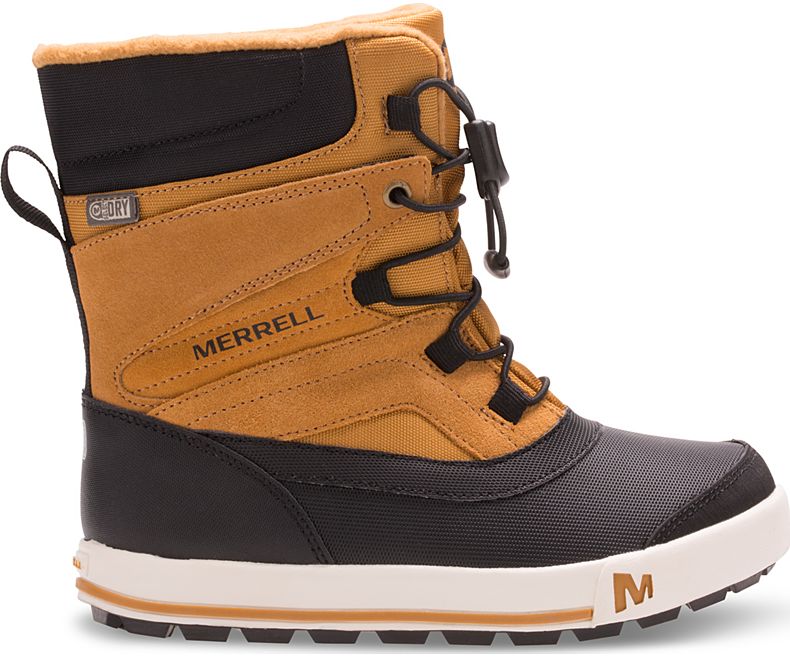 Merrell Snow Bank 2.0 Boot Lasten Lumi Saappaat Keltainen Mustat | 26992B-2SY