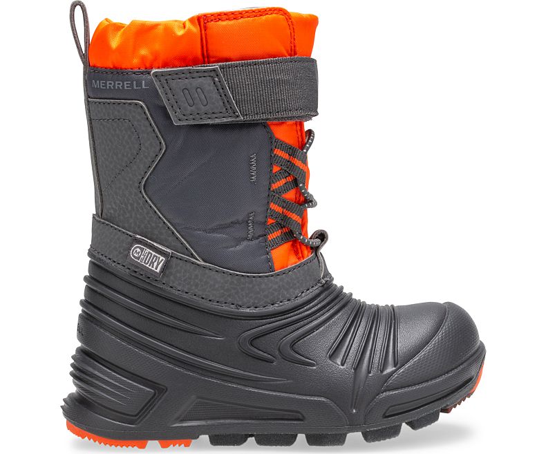 Merrell Snow Quest Lite 2.0 Jr. Boot Lasten Lumi Saappaat Harmaat Oranssi | 40921B-1SG