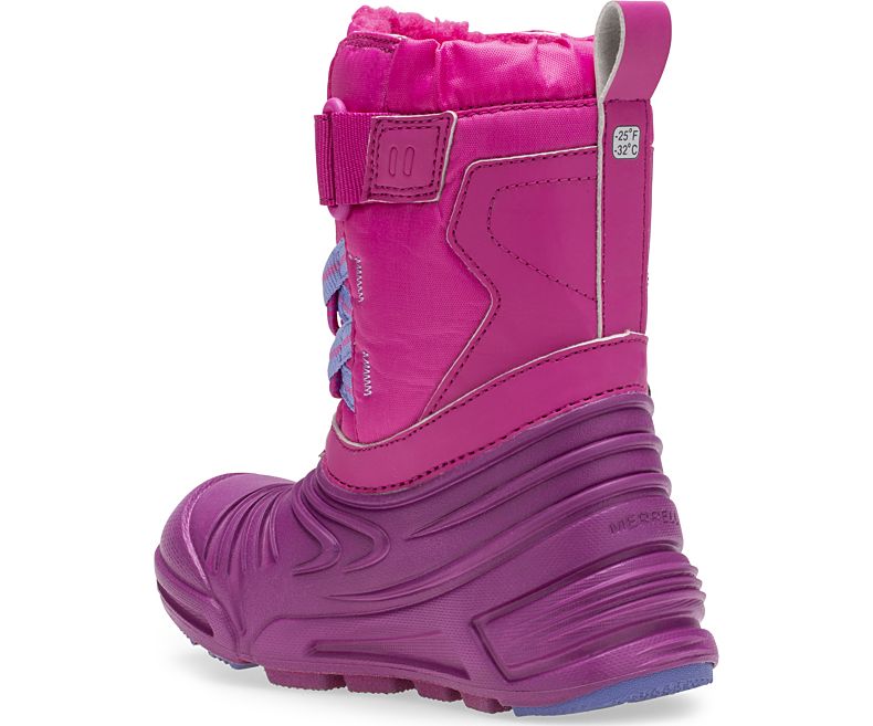 Merrell Snow Quest Lite 2.0 Jr. Boot Lasten Lumi Saappaat Pinkki | 40921B-1SP