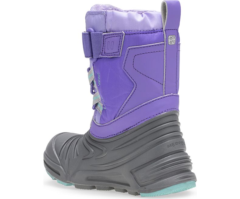 Merrell Snow Quest Lite 2.0 Jr. Boot Lasten Lumi Saappaat Harmaat Violetit | 40921B-1SW