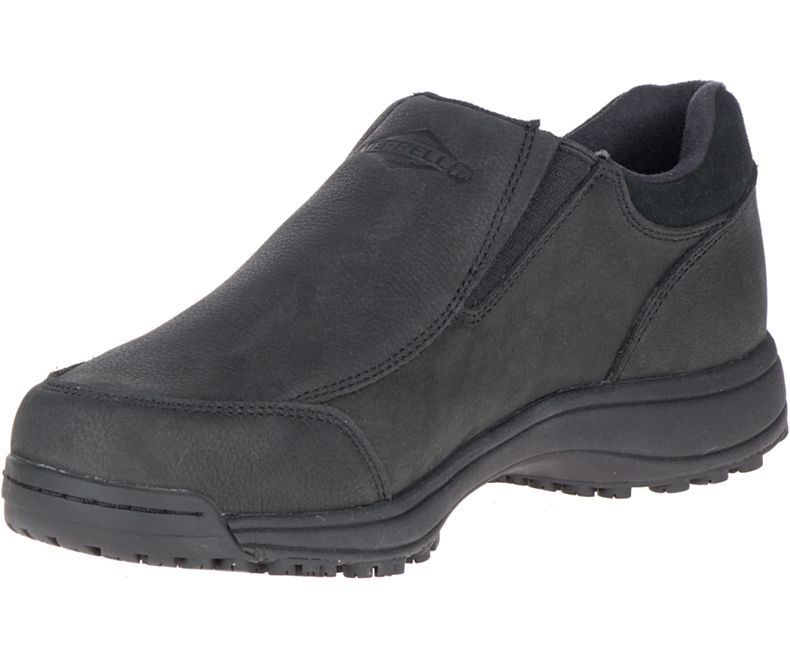 Merrell Sutton Moc AC+ Pro Työ Shoe Miesten Työkengät Mustat | 41324M-2WB