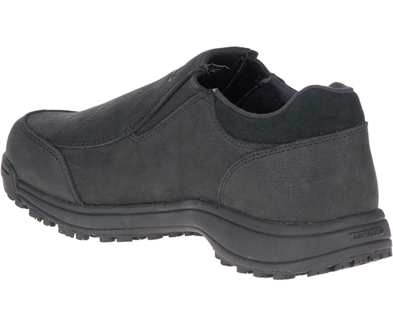 Merrell Sutton Moc AC+ Pro Työ Shoe Miesten Työkengät Mustat | 41324M-2WB