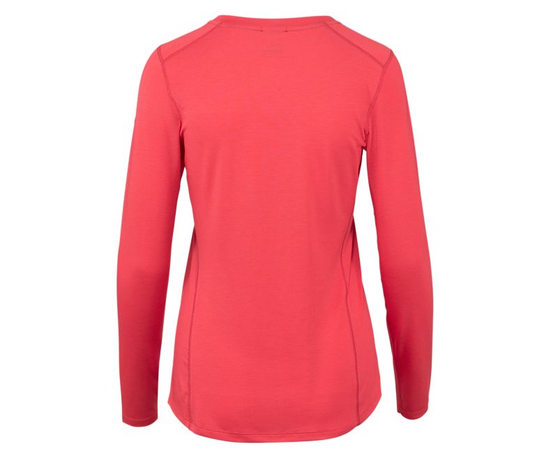 Merrell Tencel® Long Sleeve Tee with drirelease® Fabric Naisten Pitkähihaiset Paidat Punainen | 41281W-1LR