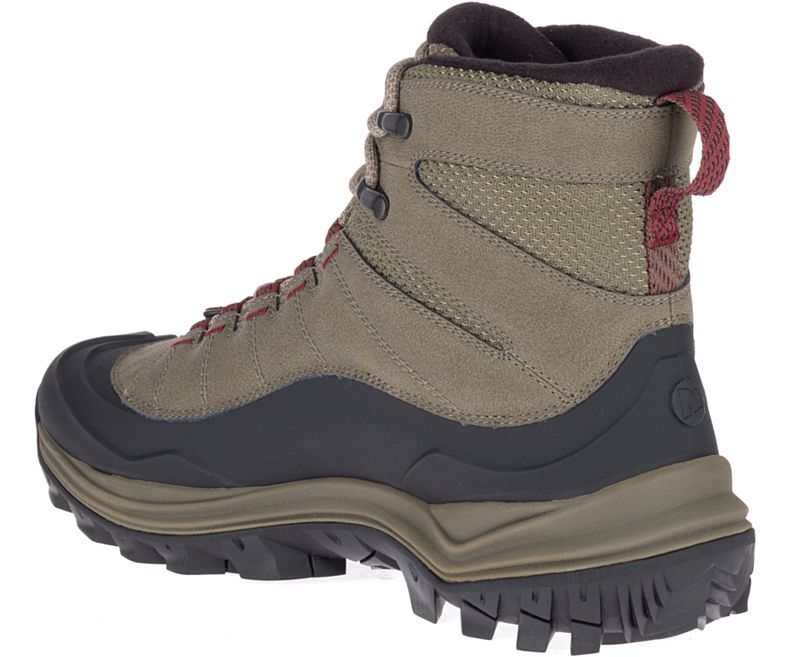 Merrell Thermo Chill Mid Shell Vedenpitävät Miesten Vaelluskengät Ruskea Punainen | 35067M-2HB