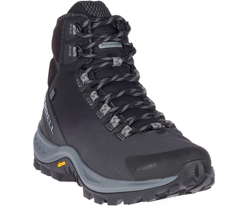 Merrell Thermo Cross 2 Mid Vedenpitävät Miesten Vaelluskengät Mustat | 35393M-2HB