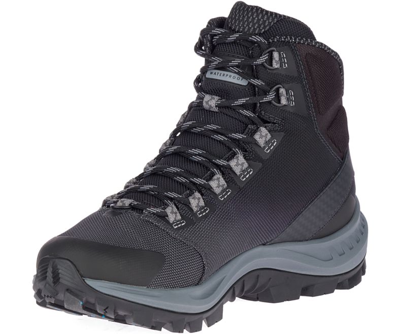 Merrell Thermo Cross 2 Mid Vedenpitävät Miesten Vaelluskengät Mustat | 35393M-2HB