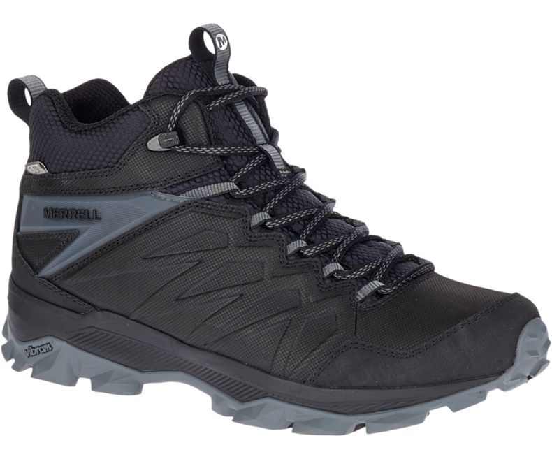 Merrell Thermo Freeze Mid Vedenpitävät Miesten Vaelluskengät Mustat Mustat | 35073M-2HB