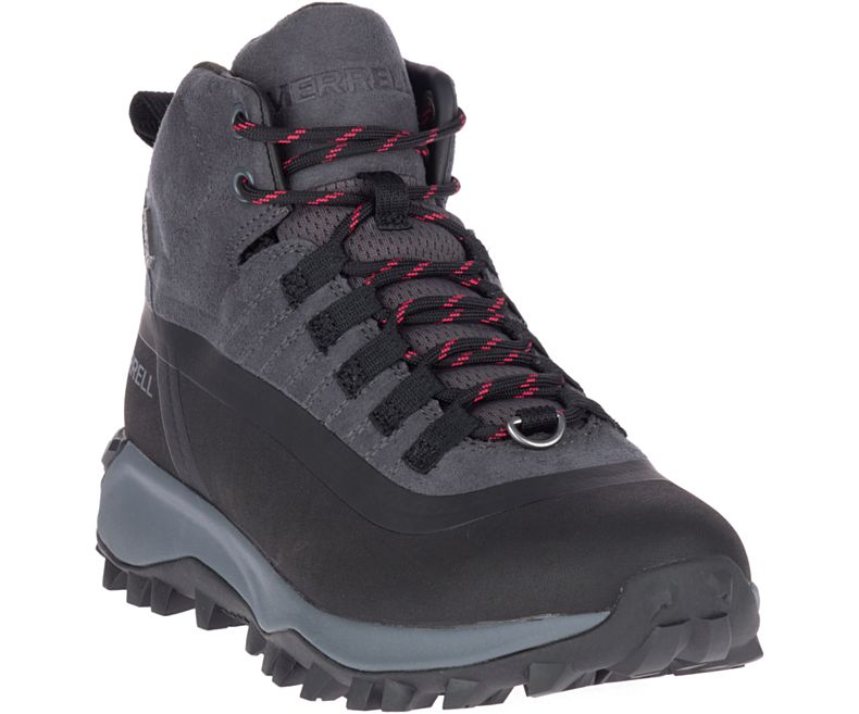 Merrell Thermo Snowdrift Mid Shell Vedenpitävät Naisten Vaelluskengät Mustat | 41541W-1WA