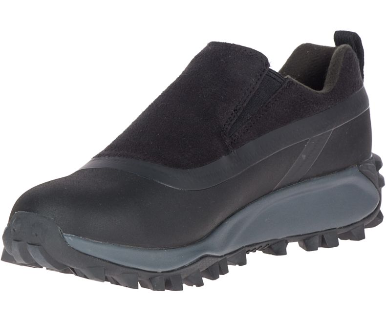 Merrell Thermo Snowdrift Moc Shell Vedenpitävät Naisten Vaelluskengät Mustat | 41354W-1HB