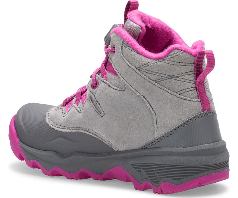 Merrell Thermoshiver Boot Lasten Saappaat Harmaat Pinkki | 35018K-1HG