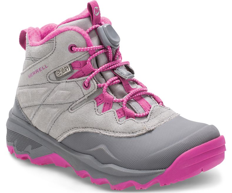 Merrell Thermoshiver Boot Lasten Saappaat Harmaat Pinkki | 35018K-1HG