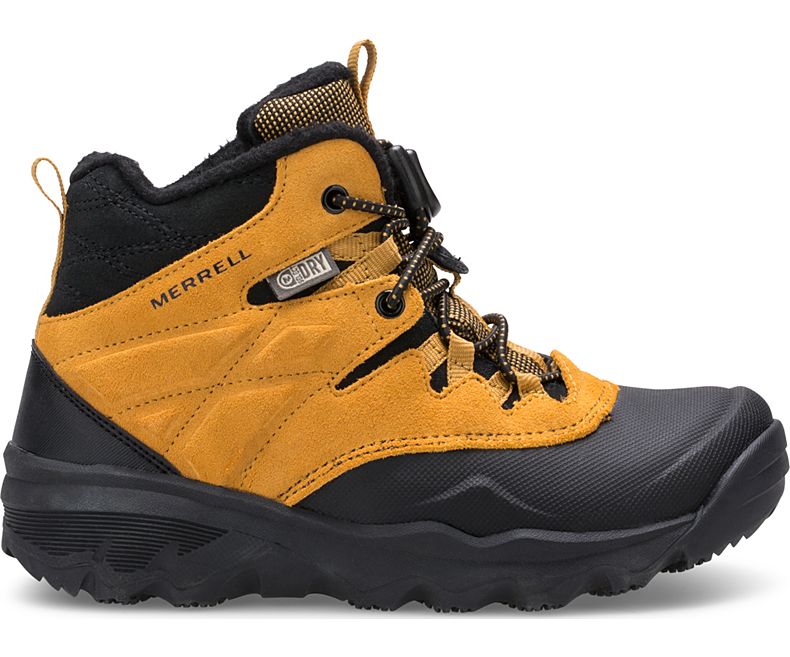 Merrell Thermoshiver Boot Lasten Saappaat Keltainen Mustat | 35018K-1HY