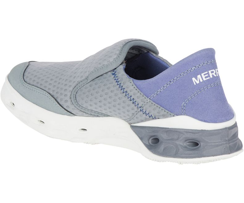 Merrell Tideriser Moc Naisten Vesikengät Harmaat | 36345W-1WG