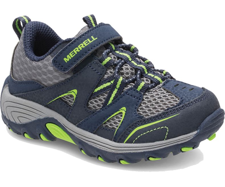 Merrell Trail Chaser Jr. Lasten Vaellussaappaat Laivastonsininen Vihreä | 33218B-1HN