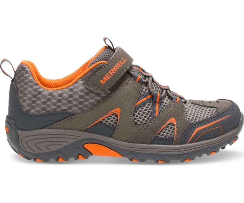 Merrell Trail Chaser Lasten Vaellussaappaat Tummanoliivinvihreä Oranssi | 30998K-1HD