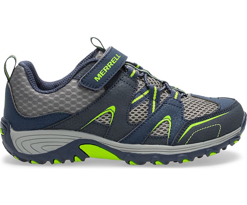 Merrell Trail Chaser Lasten Vaellussaappaat Laivastonsininen Vihreä | 30998K-1HN