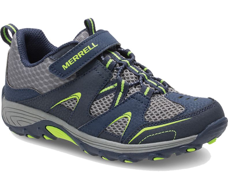 Merrell Trail Chaser Lasten Vaellussaappaat Laivastonsininen Vihreä | 30998K-1HN