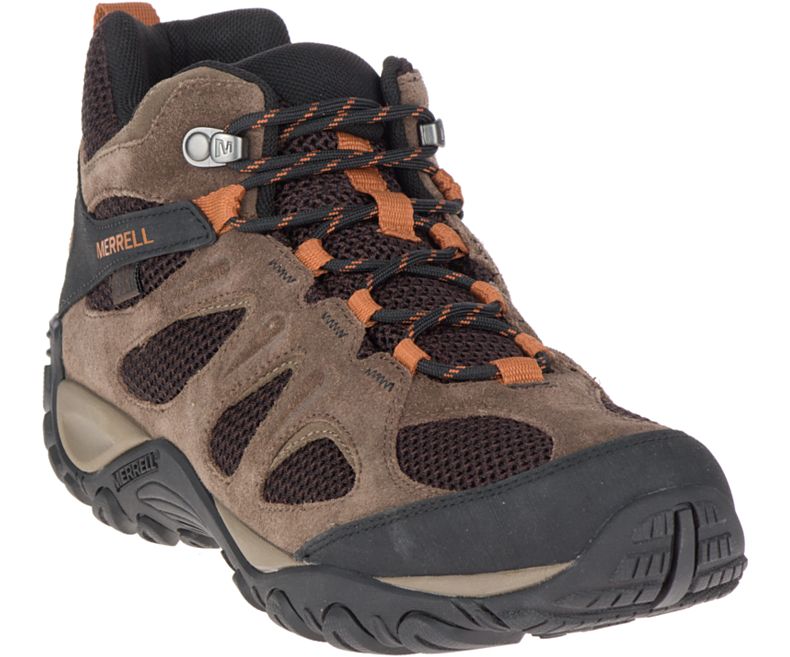 Merrell Yokota 2 Mid Vedenpitävät Miesten Vaelluskengät Ruskea | 35410M-2HB