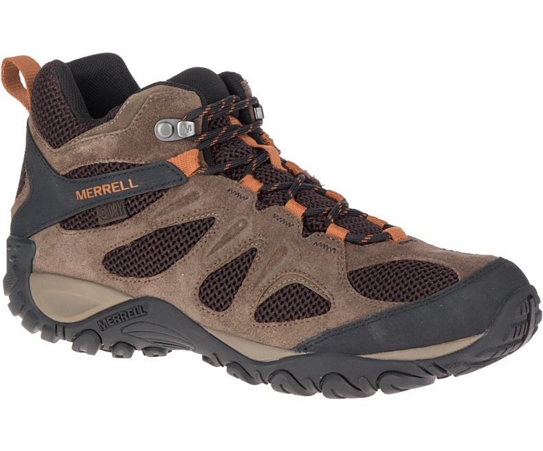 Merrell Yokota 2 Mid Vedenpitävät Miesten Vaelluskengät Ruskea | 35410M-2HB