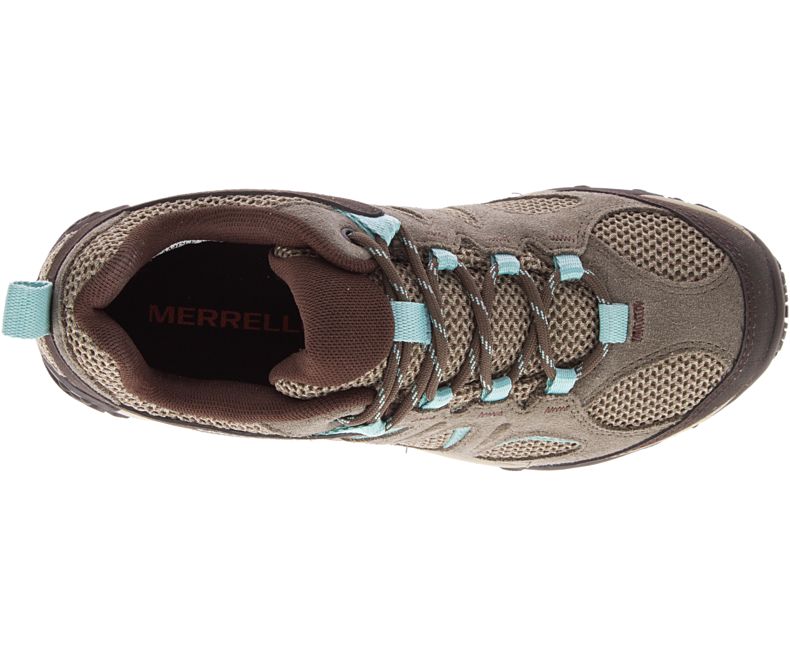 Merrell Yokota 2 Naisten Vaelluskengät Ruskea Vaaleansininen | 35833W-1HB