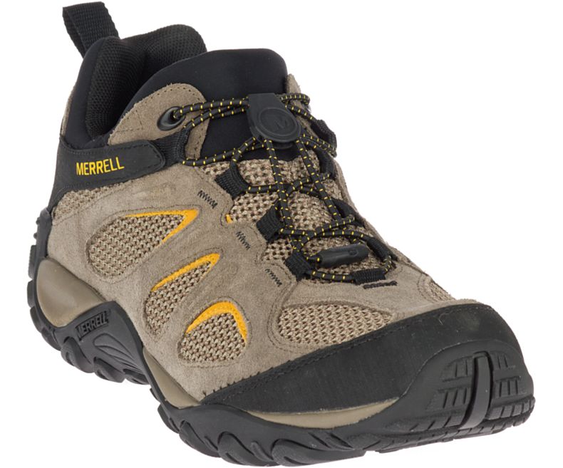 Merrell Yokota 2 Stretch Miesten Vaelluskengät Beige Mustat | 41395M-2HB