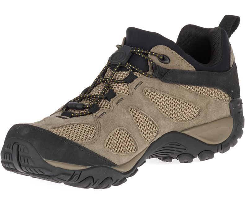 Merrell Yokota 2 Stretch Miesten Vaelluskengät Beige Mustat | 41395M-2HB