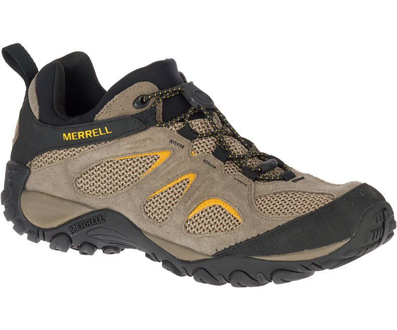 Merrell Yokota 2 Stretch Miesten Vaelluskengät Beige Mustat | 41395M-2HB