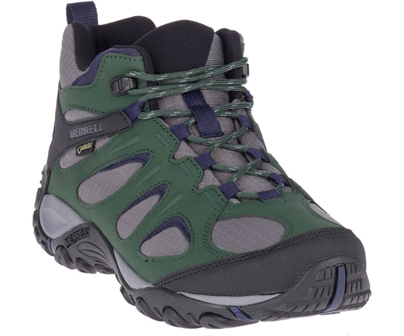 Merrell Yokota 2 Urheilu Mid GORE-TEX® Miesten Vaelluskengät Vihreä | 38705M-2HG