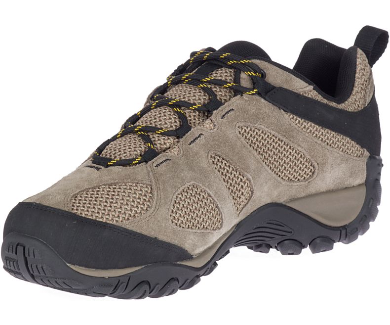 Merrell Yokota 2 Vedenpitävät Miesten Vaelluskengät Beige Mustat | 35420M-2WB